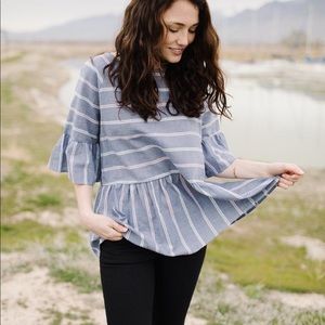 Ces Femme Roolee Piper Scoot top babydoll M